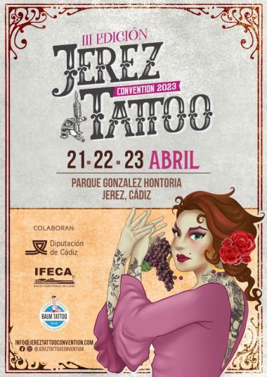 Jerez Tattoo Convention 2023 | 21 - 23 Апреля 2023