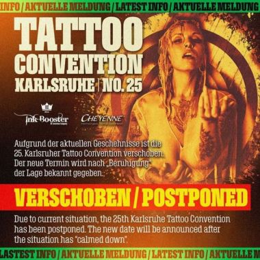 25. Tattoo Convention Karlsruhe | 08 - 10 мая 2020