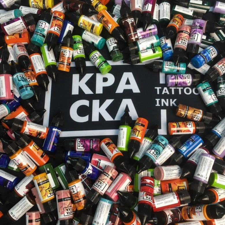 КРАСКА Tattoo Ink - Российские профессиональные пигменты для татуировки