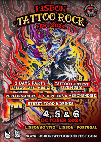 Lisbon Tattoo Rock Fest 2024 | 04 - 06 Октября 2024