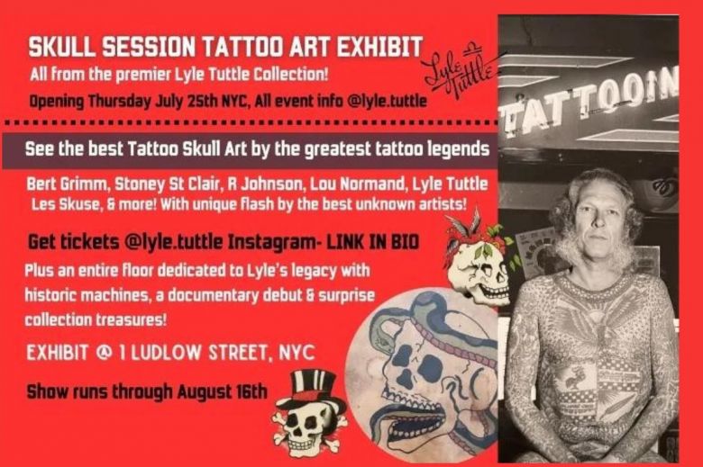 Lyle Tuttle Skull Art Exhibition 2024