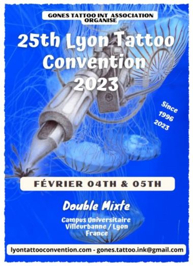 25th Lyon Tattoo Convention | 04 - 05 февраля 2023