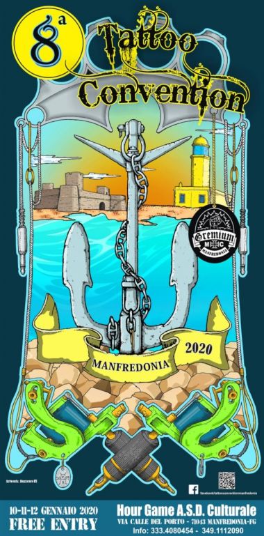 8º Manfredonia Tattoo Convention | 10 - 12 января 2020