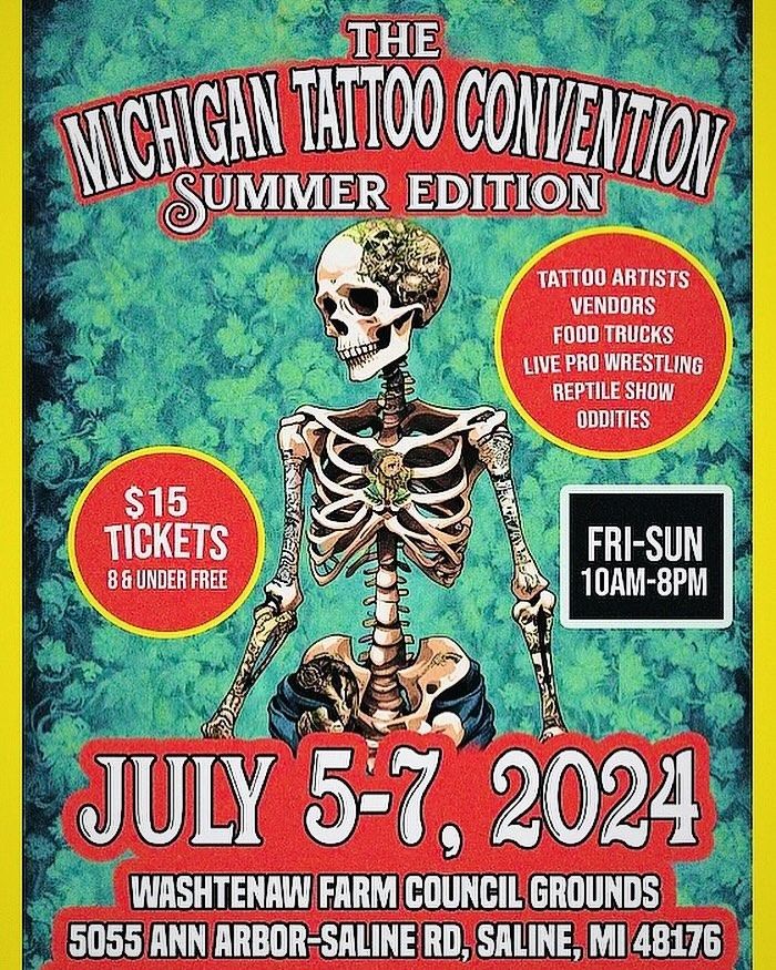 Michigan Tattoo Convention 2024 Июль 2024 США Inkppl 