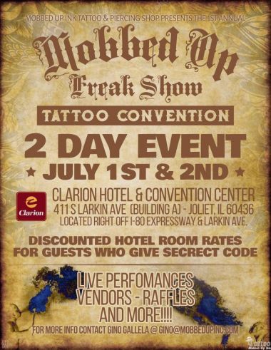 Mobbed Up Tattoo Convention 2023 | 01 - 02 Июля 2023