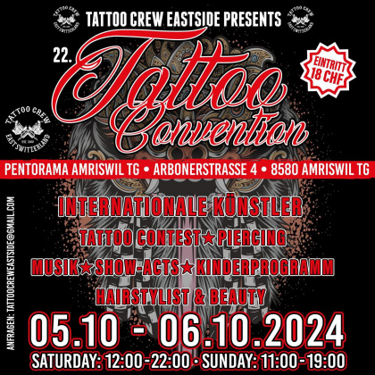 Ostschweiz Tattoo Convention 2024 | 05 - 06 Октября 2024