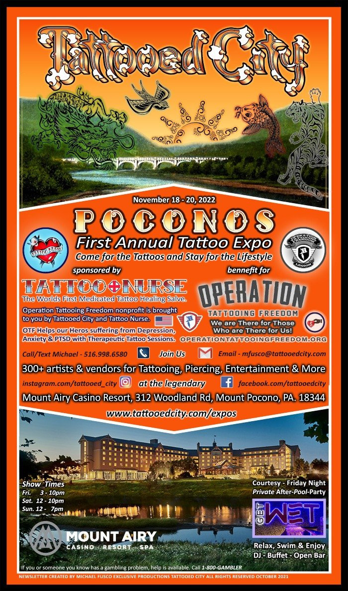 Tattooed City Poconos Tattoo Expo 2022