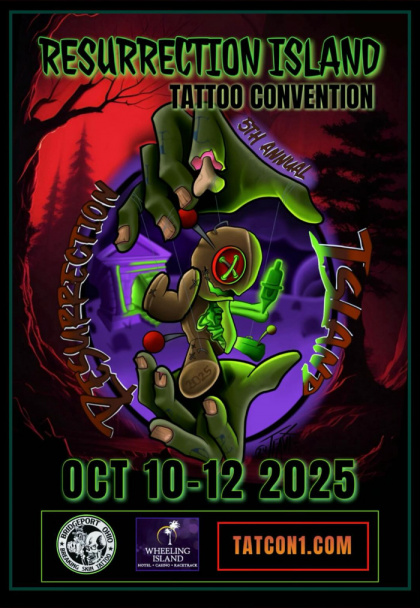 Resurrection Island Tattoo Convention 2025 | 10 - 12 Октября 2025