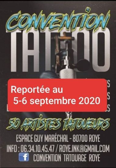 Roye Tattoo Convention | 05 - 06 Сентября 2020