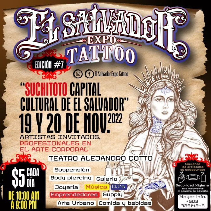 El Salvador Expo Tattoo 2022