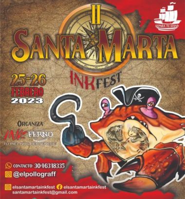 Santa Marta Ink Fest 2023 | 25 - 26 Февраля 2023