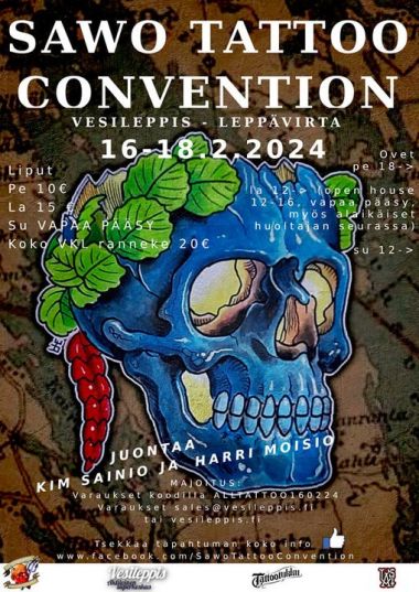 Sawo Tattoo Convention 2024 | 16 - 18 Февраля 2024