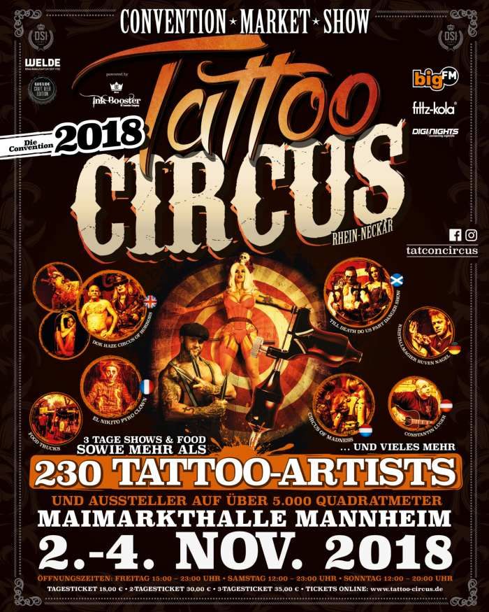 Tattoo Circus Rhein-Neckar 2018