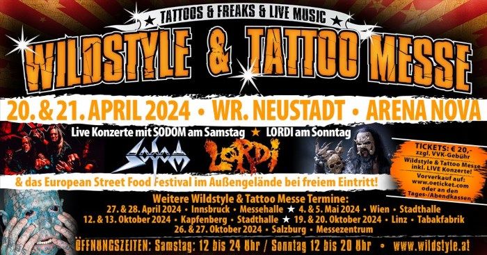 Wildstyle Tattoo Messe Tour Wr. Neustadt 2024