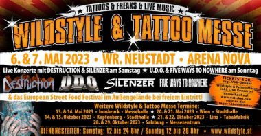 Wildstyle Tattoo Messe Tour Wr. Neustadt 2023 | 06 - 07 Мая 2023