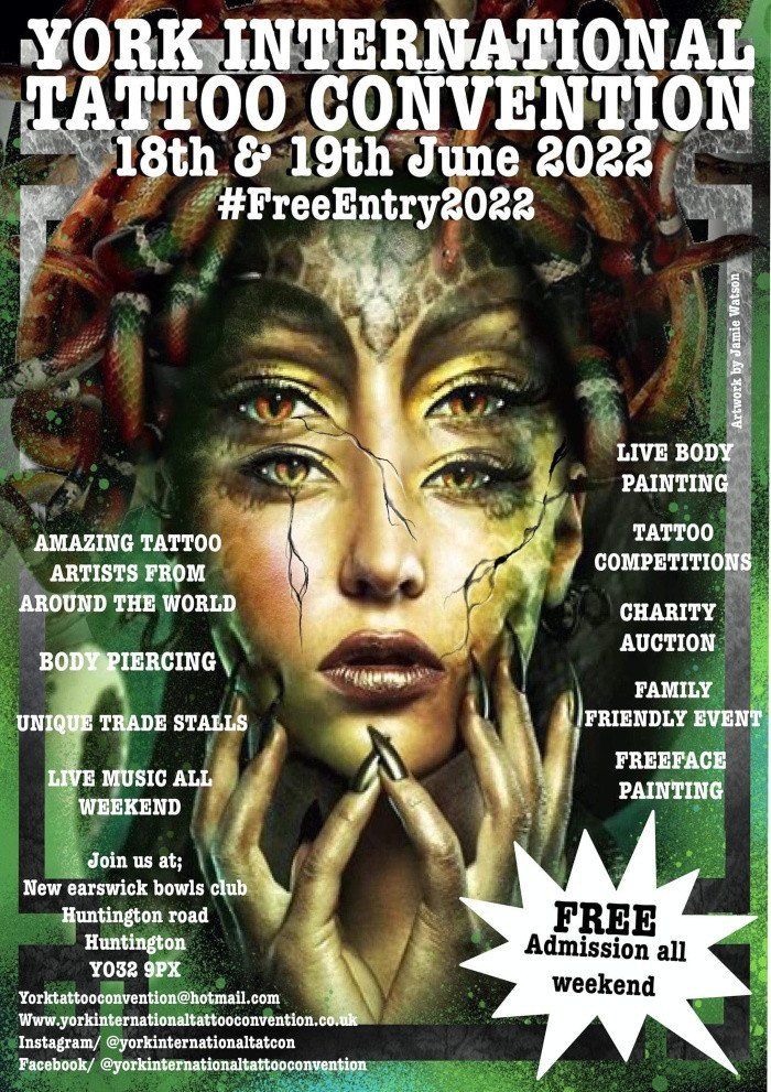 York Tattoo Convention 2022 18 19 июня 2022 iNKPPL