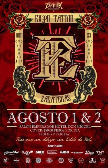 8th Zacatecas Tattoo Expo | 01 - 02 Августа 2020
