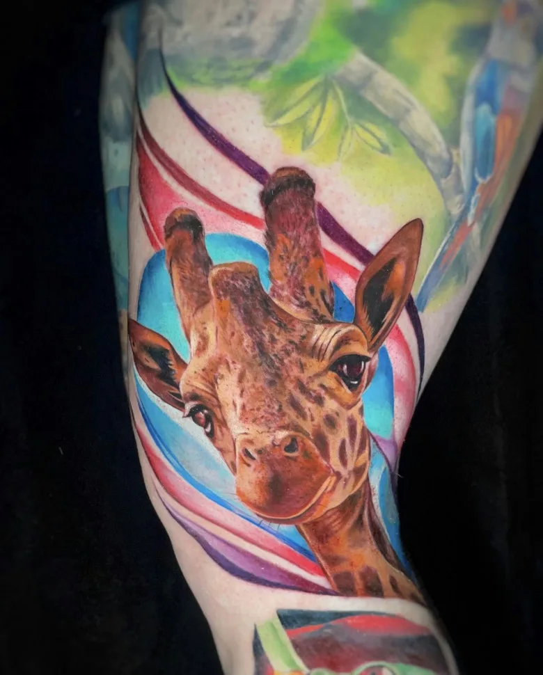Tattoo artist Daniela Duque