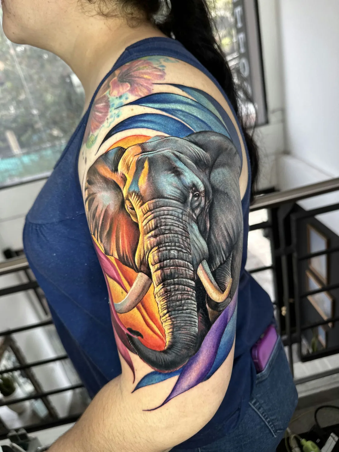 Tattoo artist Daniela Duque