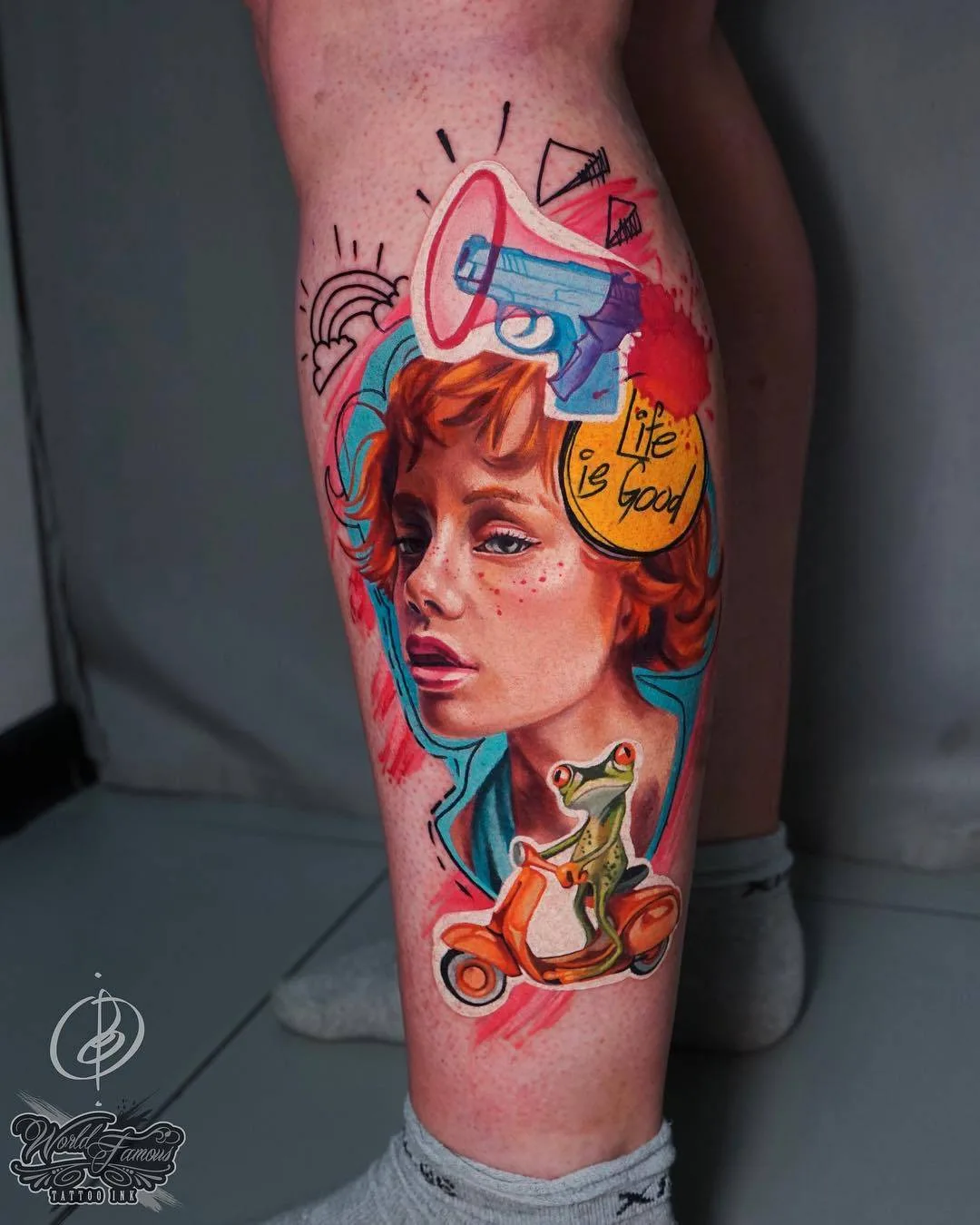 Illustrative realism - tattoo artist Daria Pirojenko