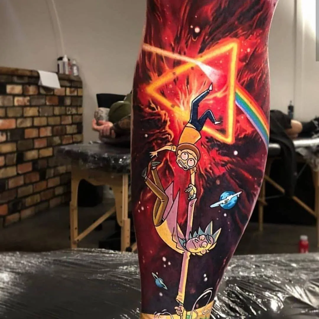 Rick and Morty tattoo