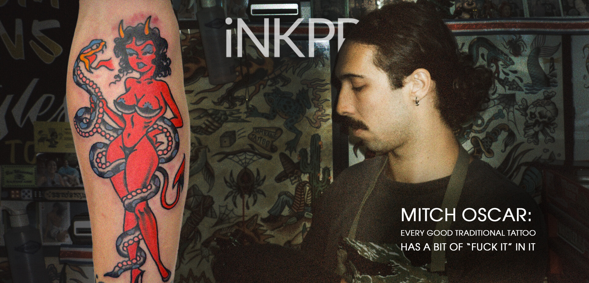 Mitch Oscar: В каждой хорошей традиционной татуировке есть немного «пофиг»