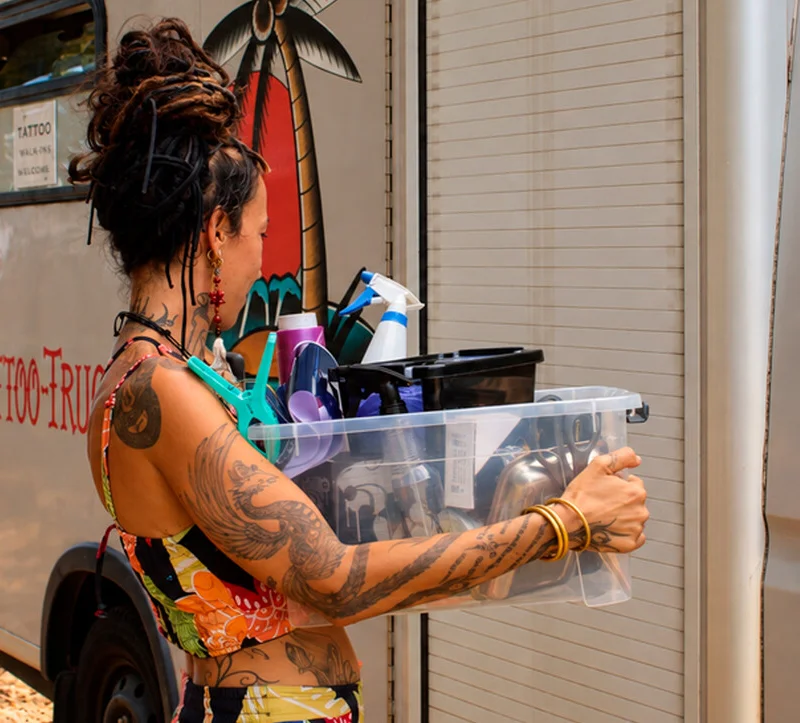 Freedom, Sea, and Tattoos: Inside a Tattoo Truck on the Atlantic Coast