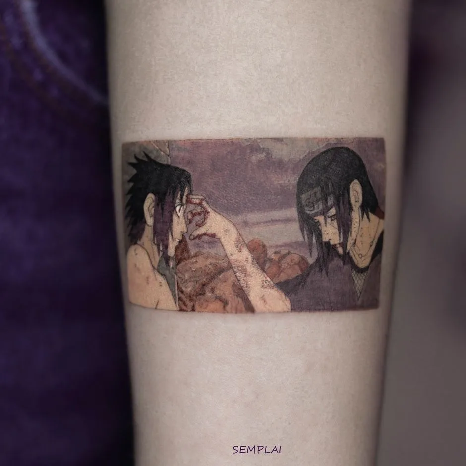 Tattoo artist Semplai, color author's style anime / manga tattoo | Moscow, Russia