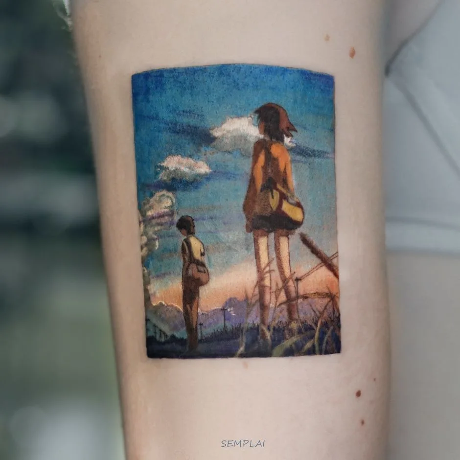 Tattoo artist Semplai, color author's style anime / manga tattoo | Moscow, Russia