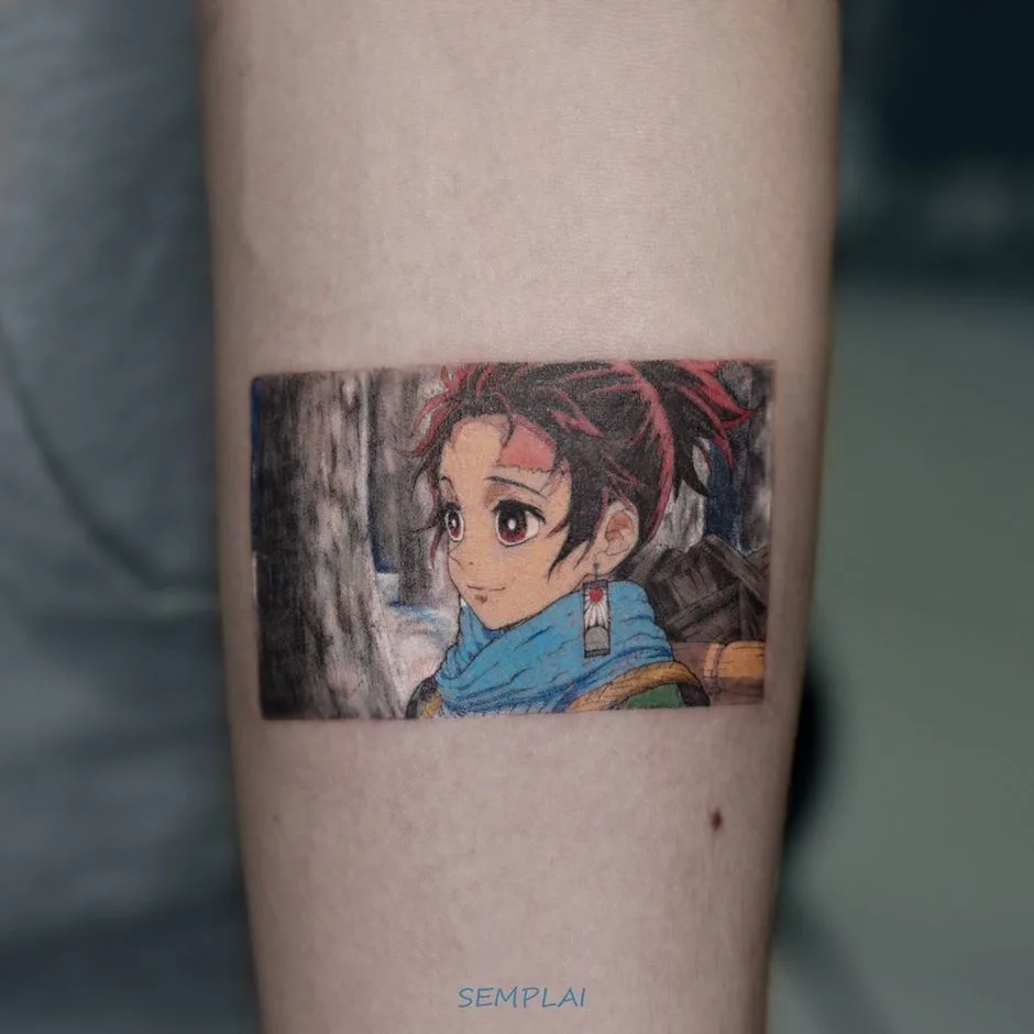 Tattoo artist Semplai, color author's style anime / manga tattoo | Moscow, Russia