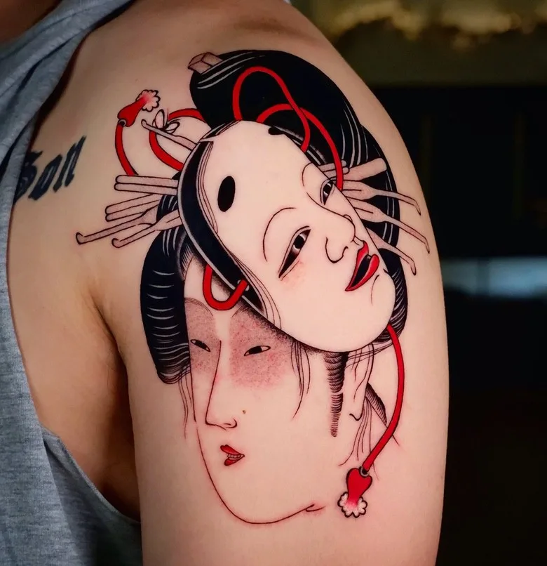 Japanese style tattoo by Dino