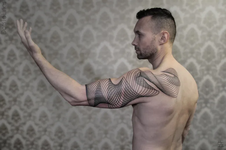 Tattoo artist Chaim Machlev