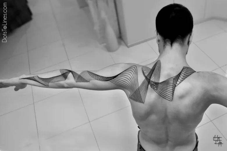 Tattoo artist Chaim Machlev