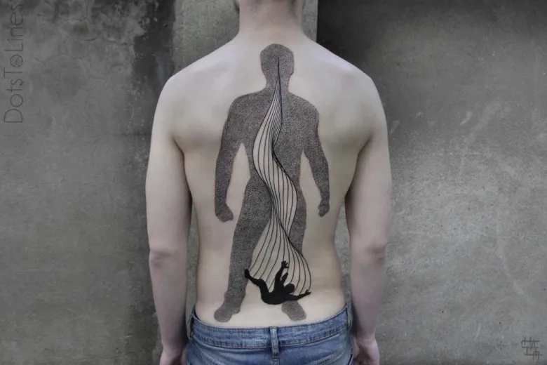 Tattoo artist Chaim Machlev
