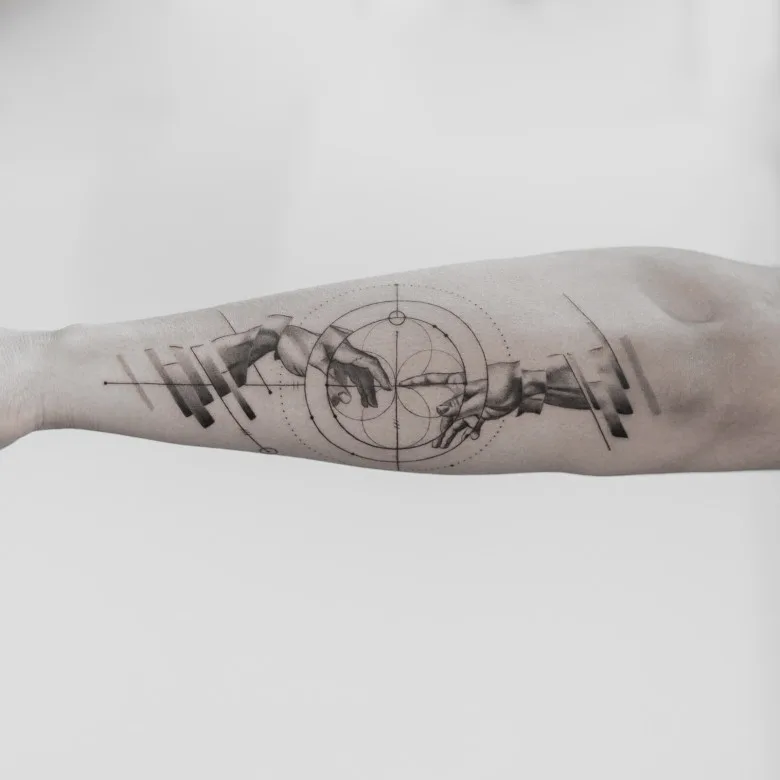 The magic of geometry in realistic tattoos by Evan Summers - image 12
