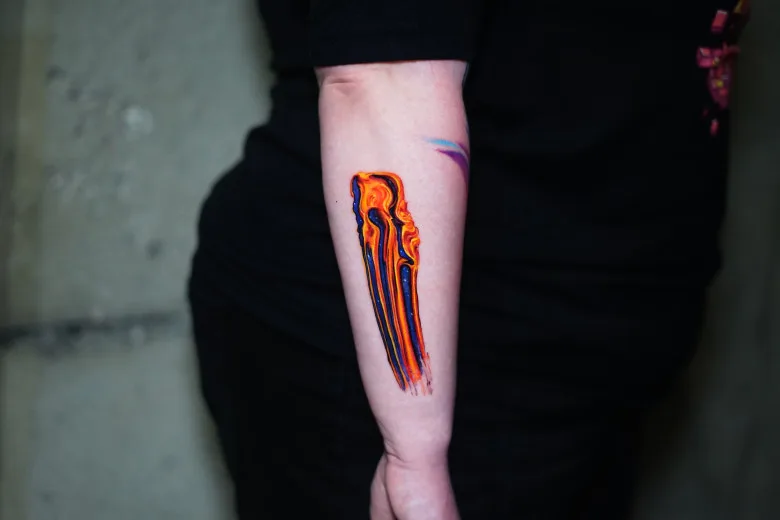 Color Fluid tattoo by Sergei Jaer