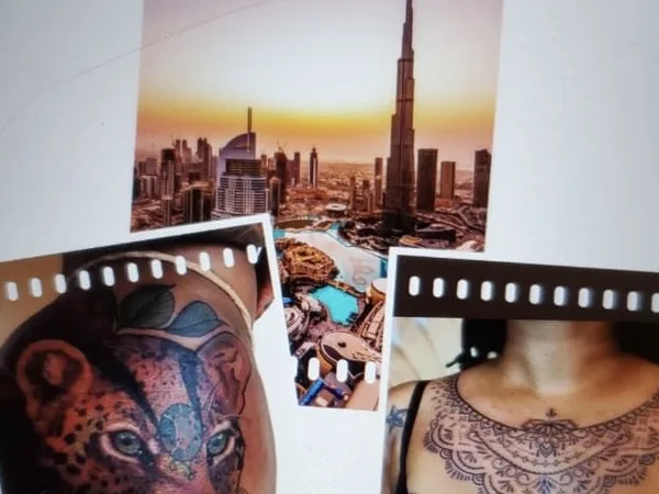Dubai tattoos by mych