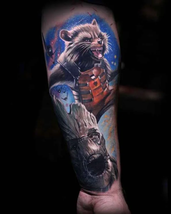 color realism tattoo auf forearm #12060 | Tätowierer Luka Lajoie