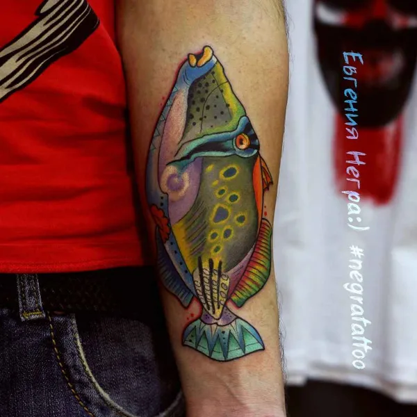 Neo Traditional tattoo by Евгения Негра in Moscow