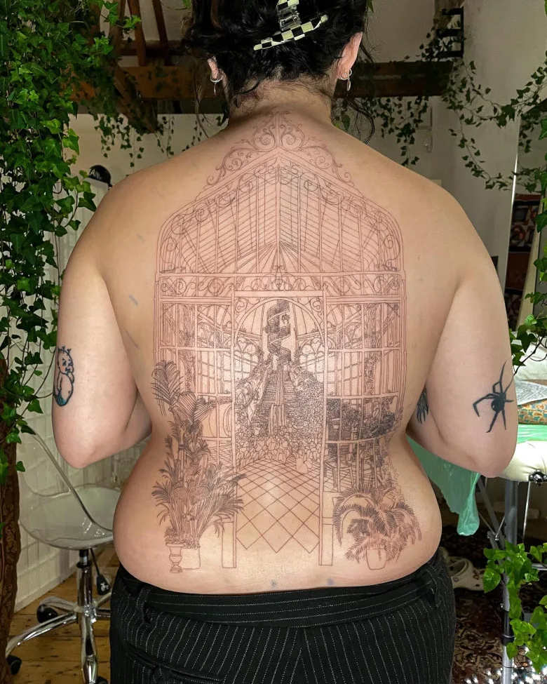 Tatuaje invernadero