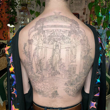 «Архитектура души» в работах татуировщика eternal