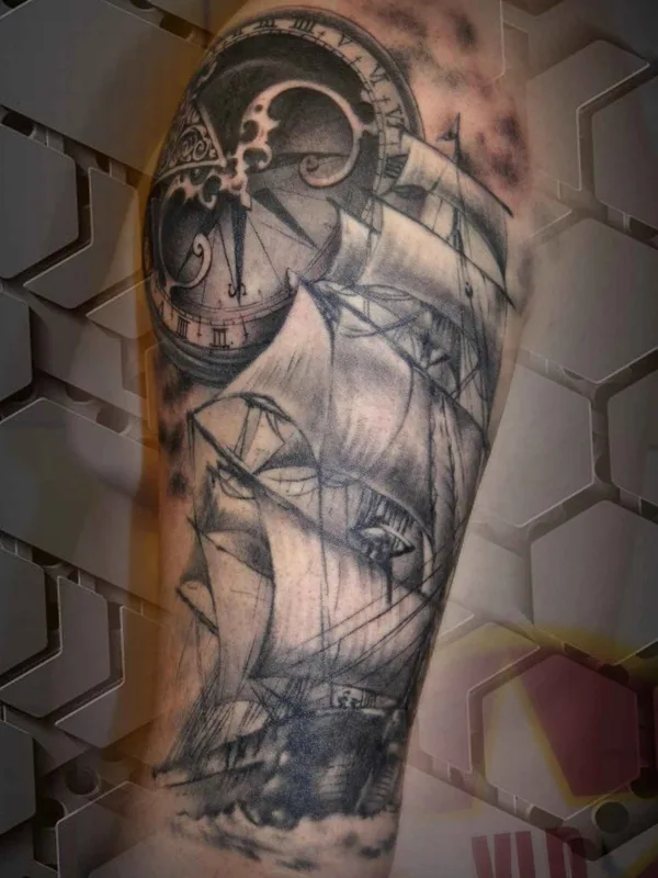 black and grey black and grey татуировка на forearm #12535 | Тату мастер Владислав