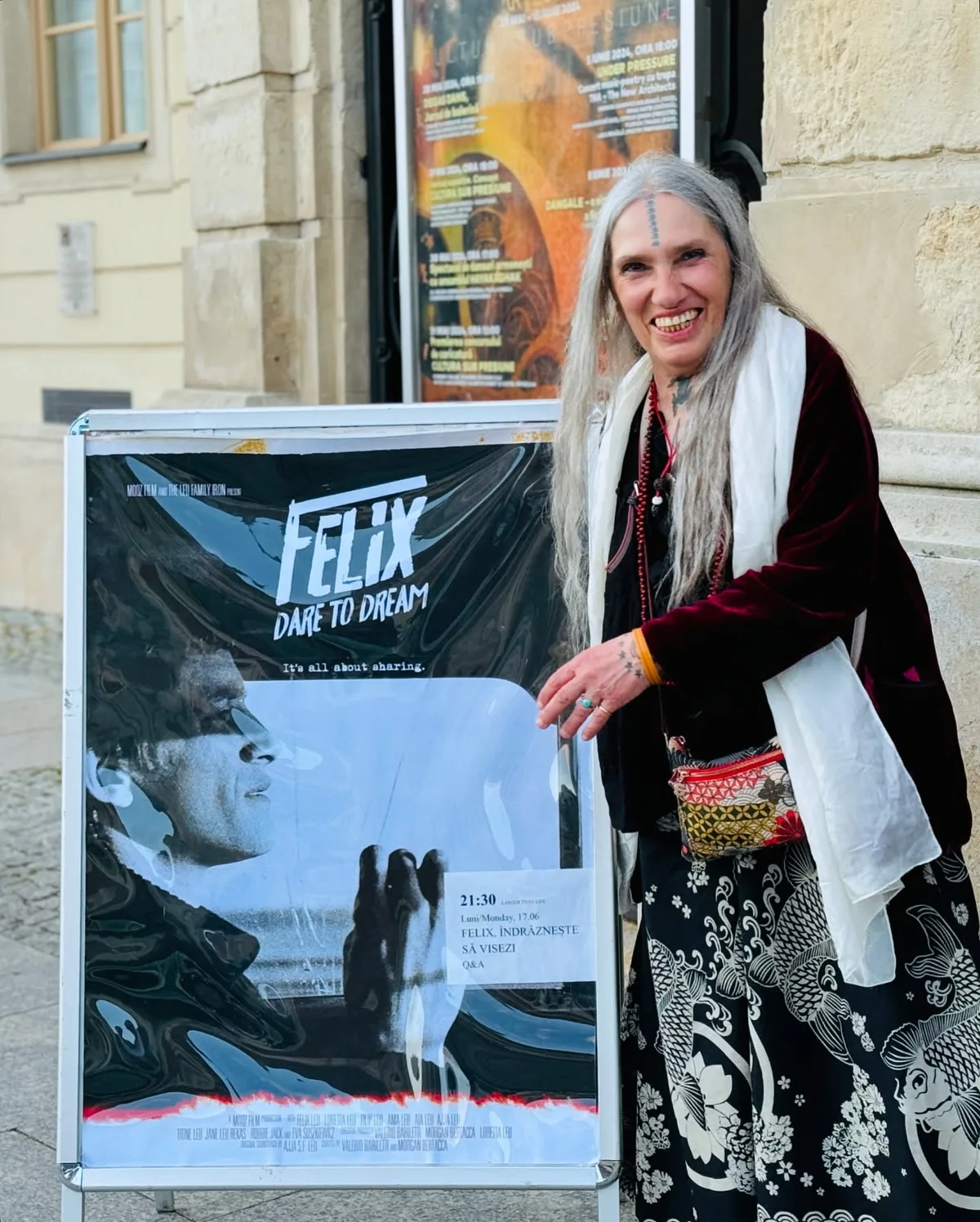 Loretta Leu, épouse de Felix Leu et participante à l'organisation des projections du documentaire