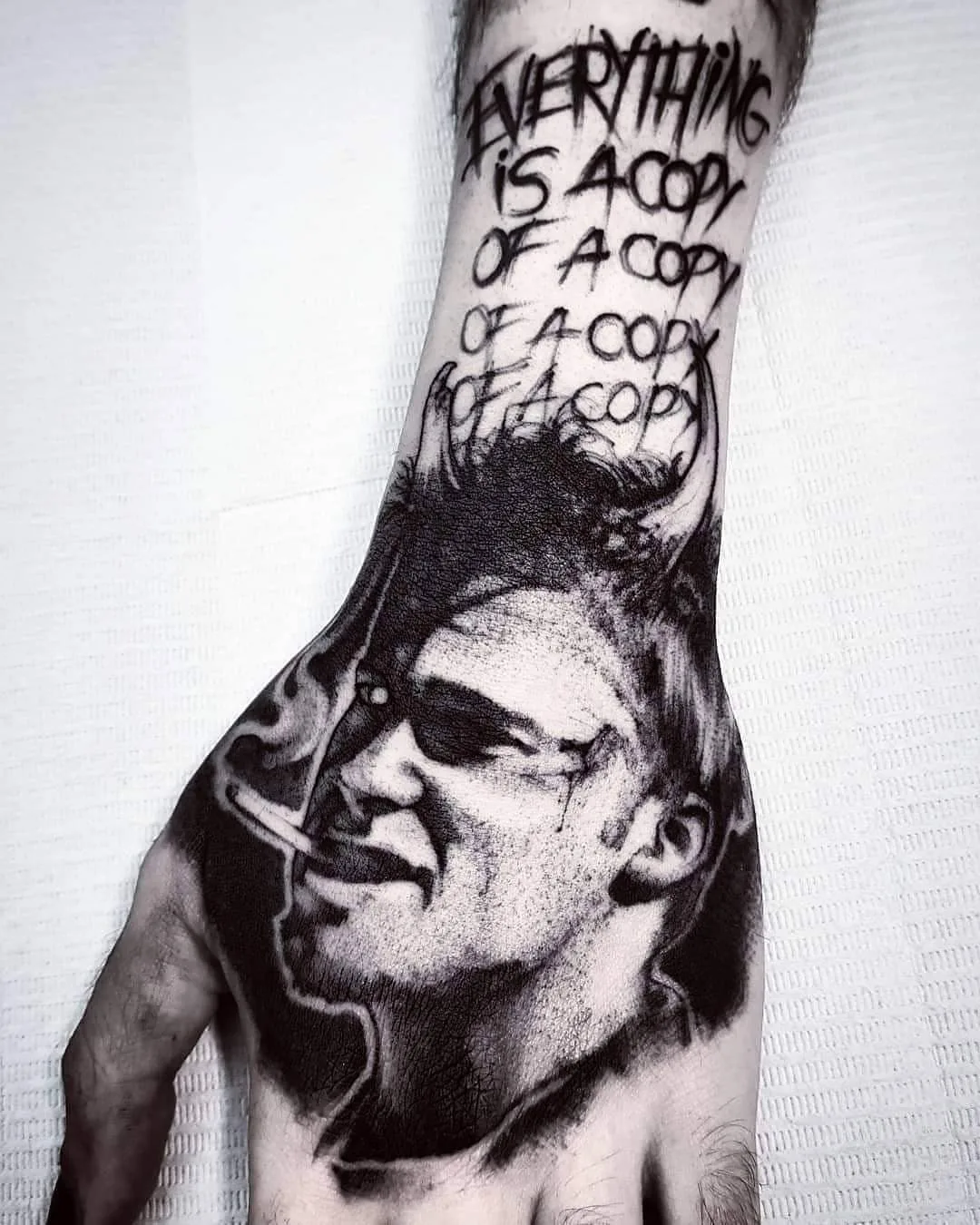 Fight Club tattoo Felipe Kross