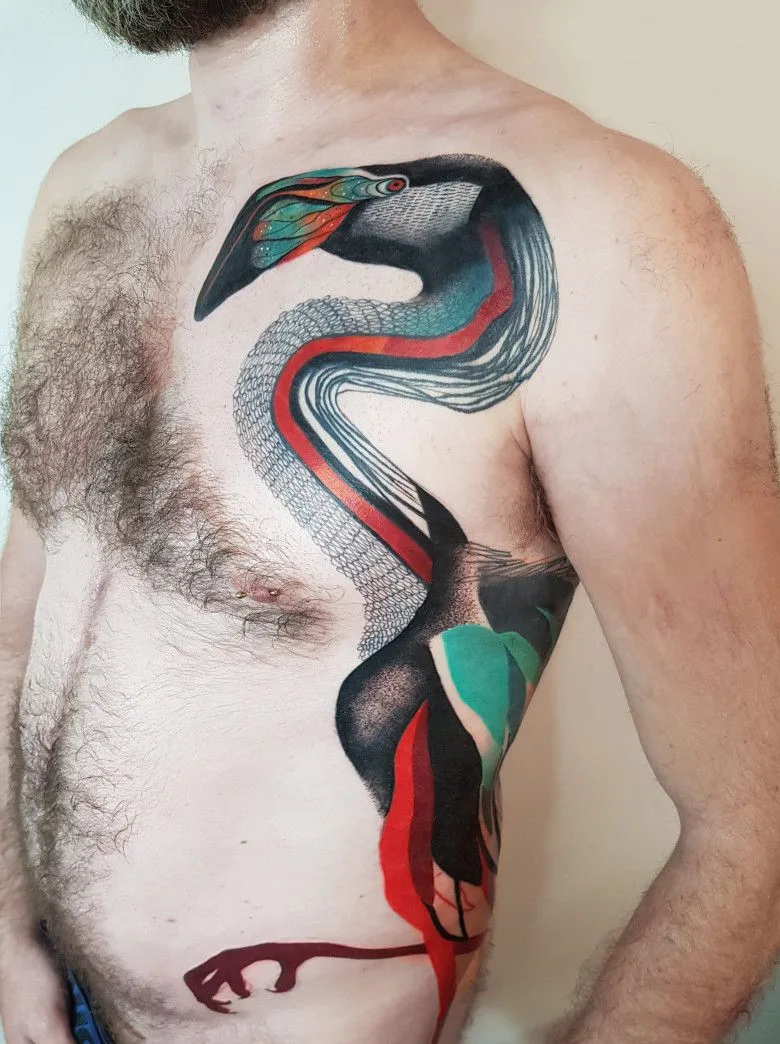 Artista de tatuagem Marina Perez, arte primitiva, tatuagem Espanha