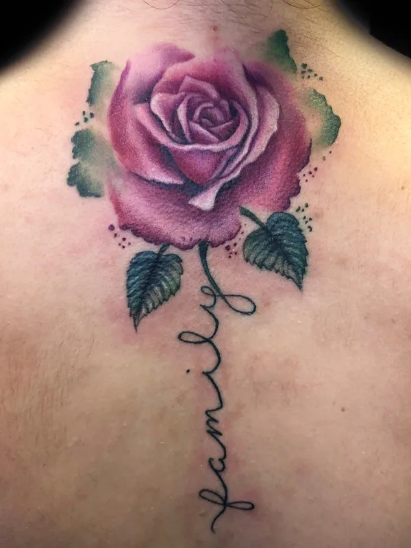 color realism 纹身 在 upper back #26434 | 纹身师 Megan Wood