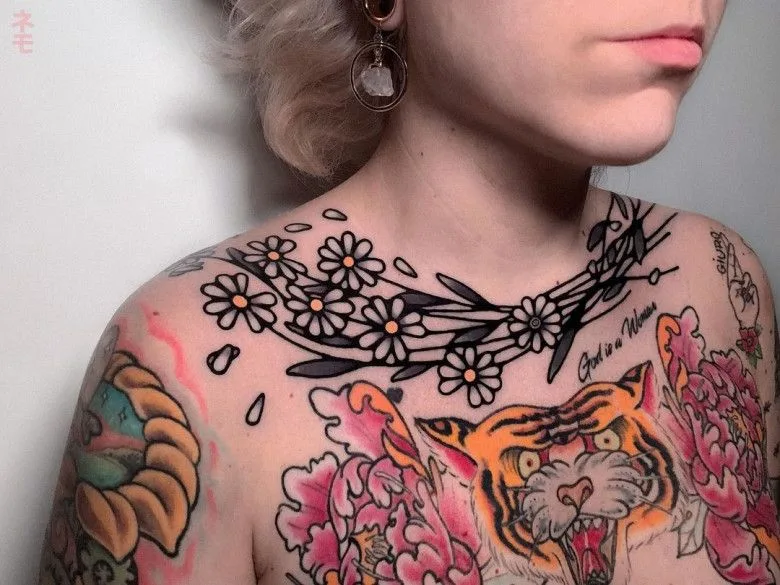 Красота в простоте. Ромашки от тату-мастера Flowersforyourhead - image 8