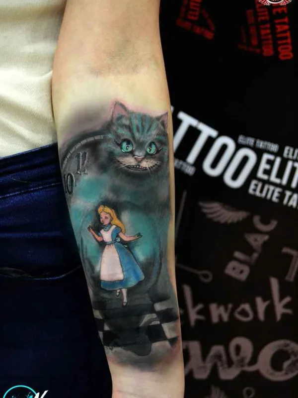 color illustrative Tatuaggio su forearm #12775 | Tatuatore Радион