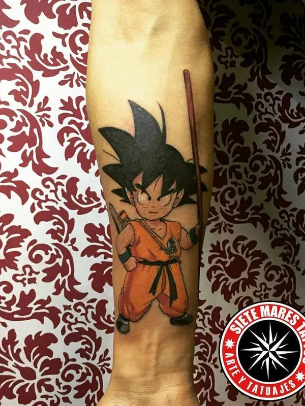 color anime tatuaje en forearm #24012 | Tatuador Camilo Prat