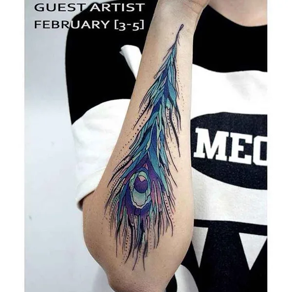 Graphic tattoo by Alisa Tesla in Saint Petersburg